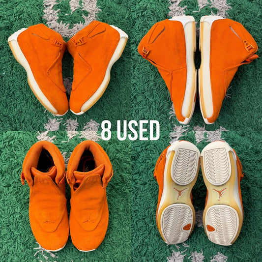 Jordan 18 Retro "Campfire Orange" USED