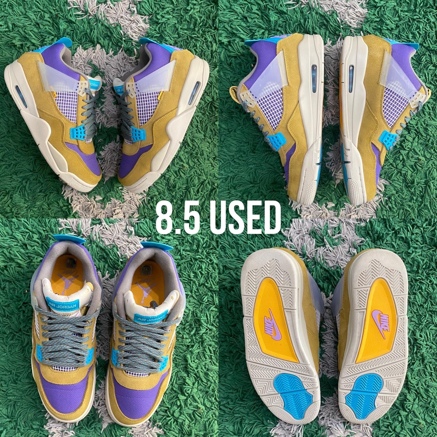 Air Jordan 4 Retro SP x Union LA “Desert Moss” USED