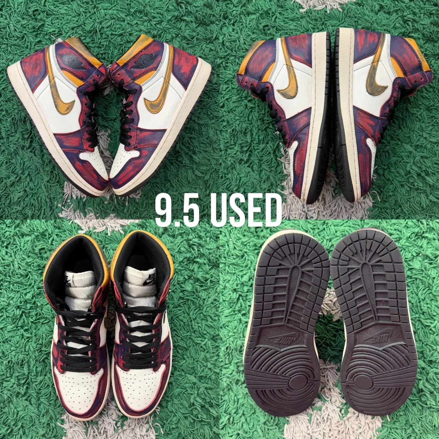 Jordan 1 Retro High OG "Defiant SB LA to Chicago" USED