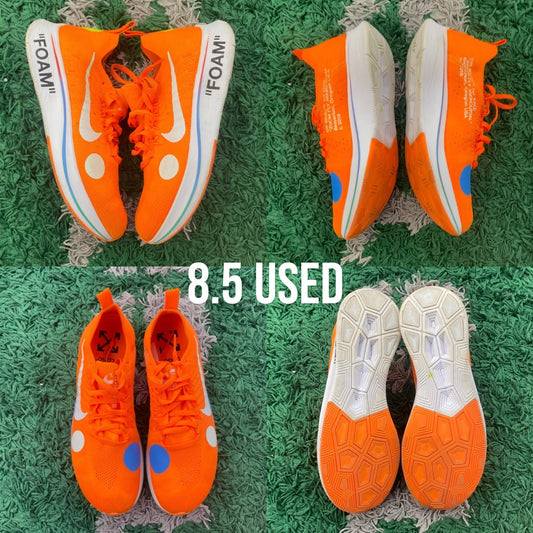 Nike Off White Zoom Fly Mercurial “Total Orange” USED