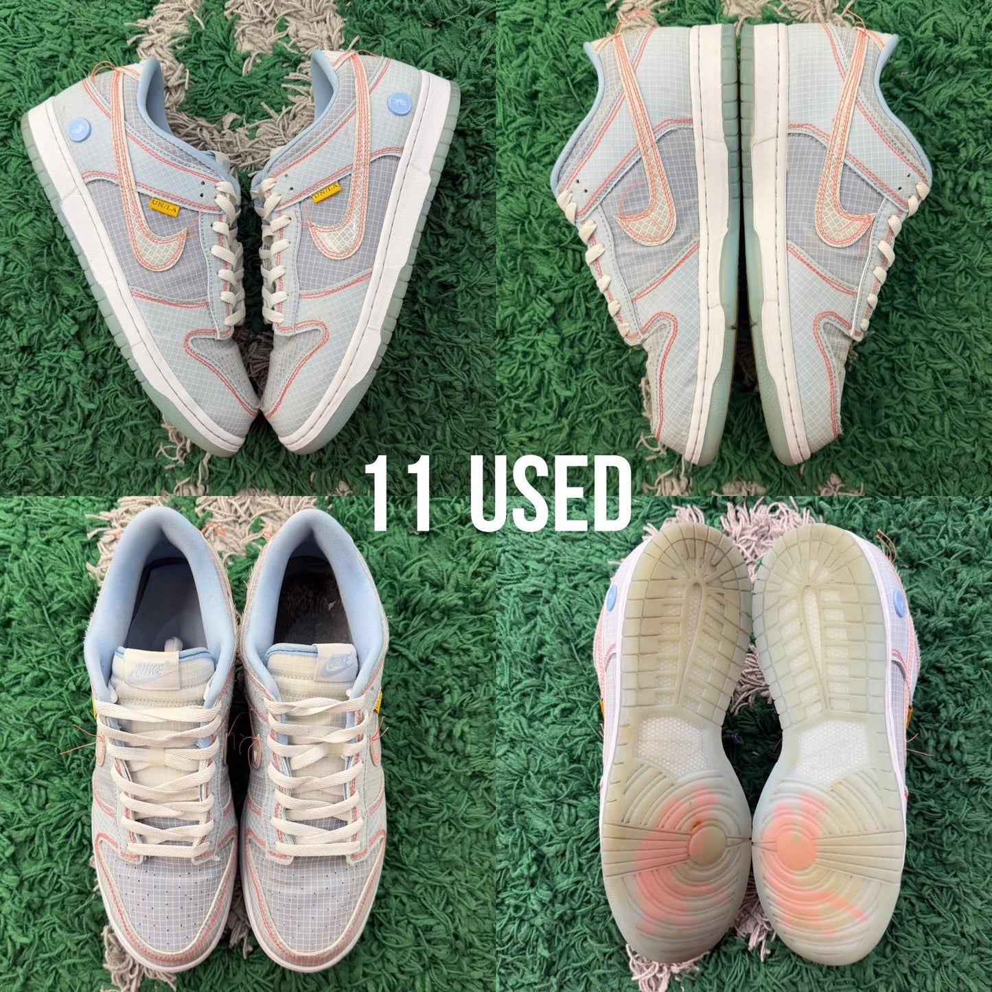 Nike Dunk Low x Union "Passport Pack Argon “ USED