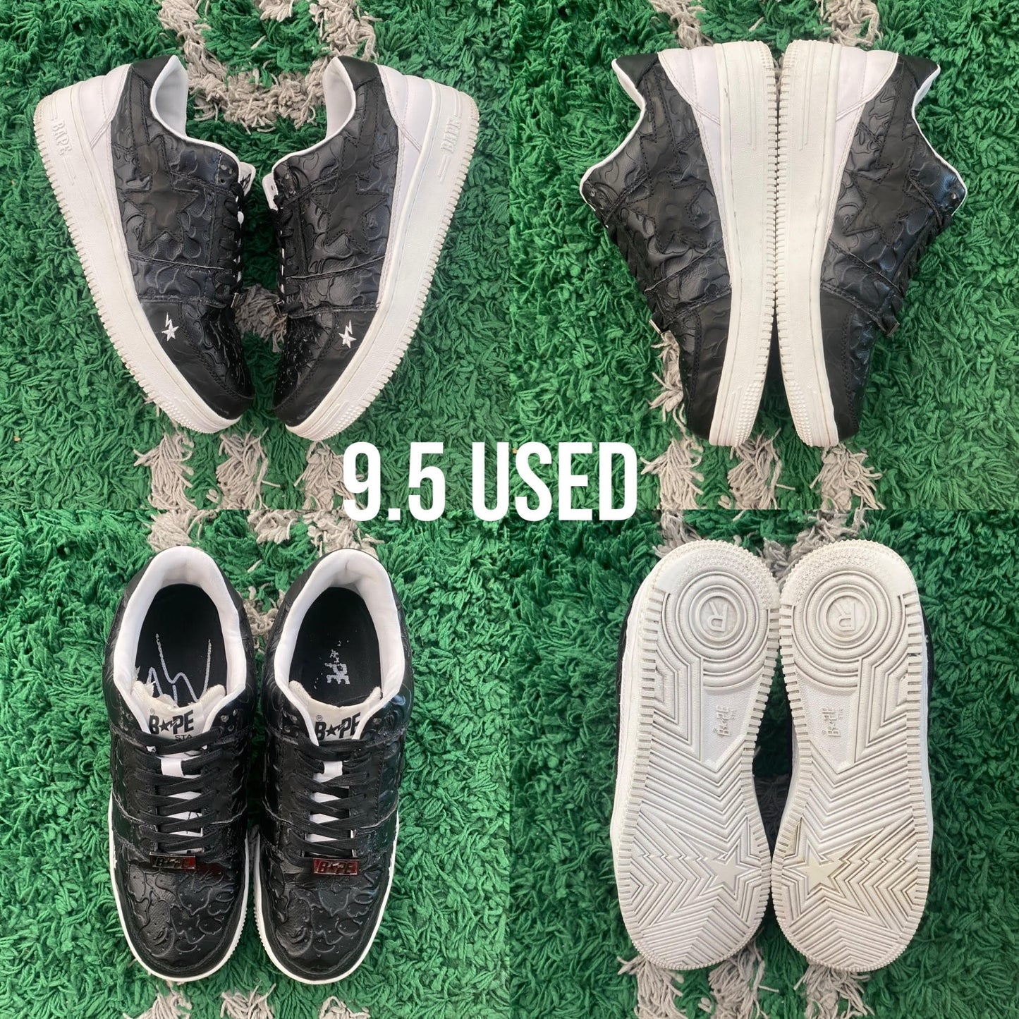 A Bathing Ape Bape Sta Low "Future" USED