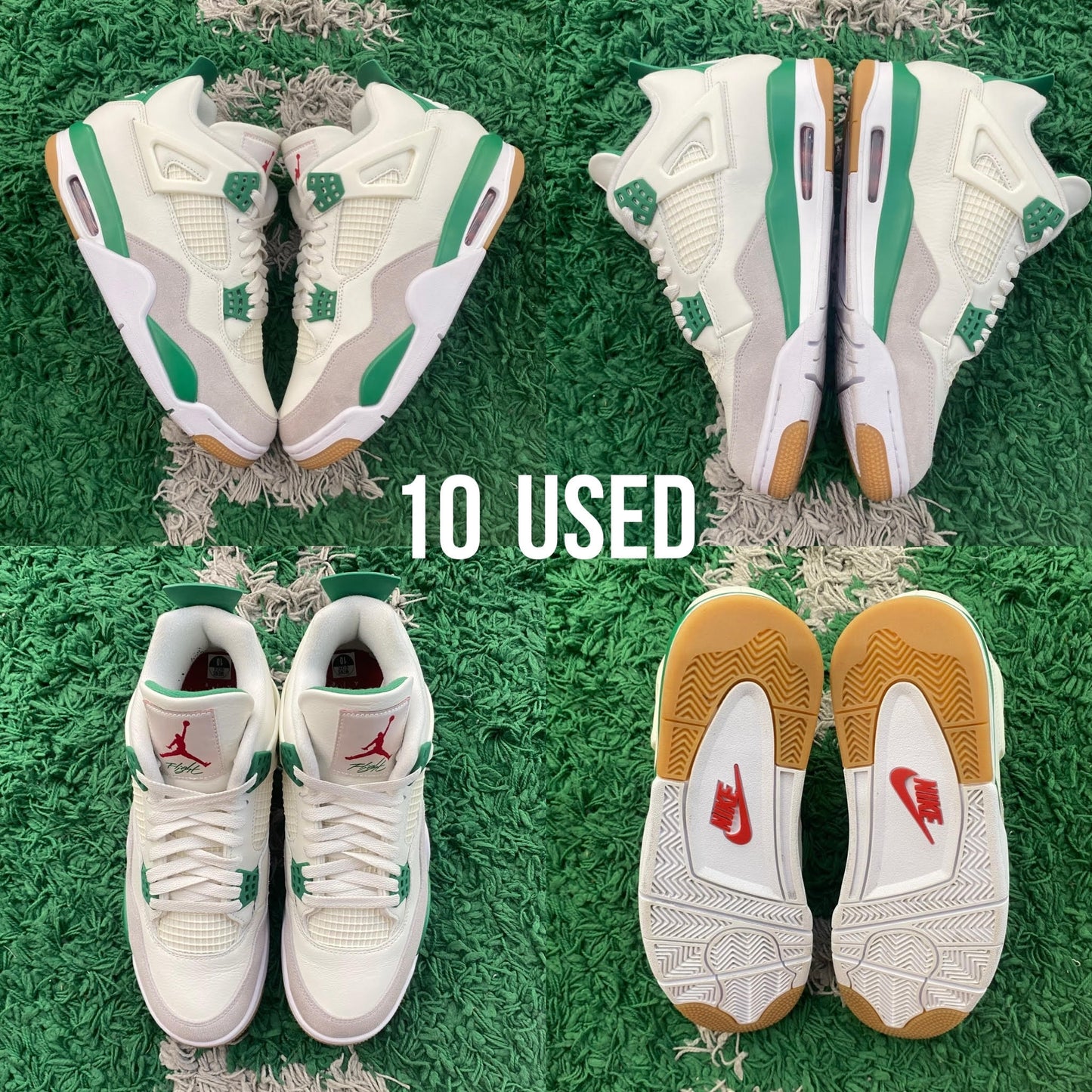 Air Jordan 4 Retro SB "Pine Green" USED