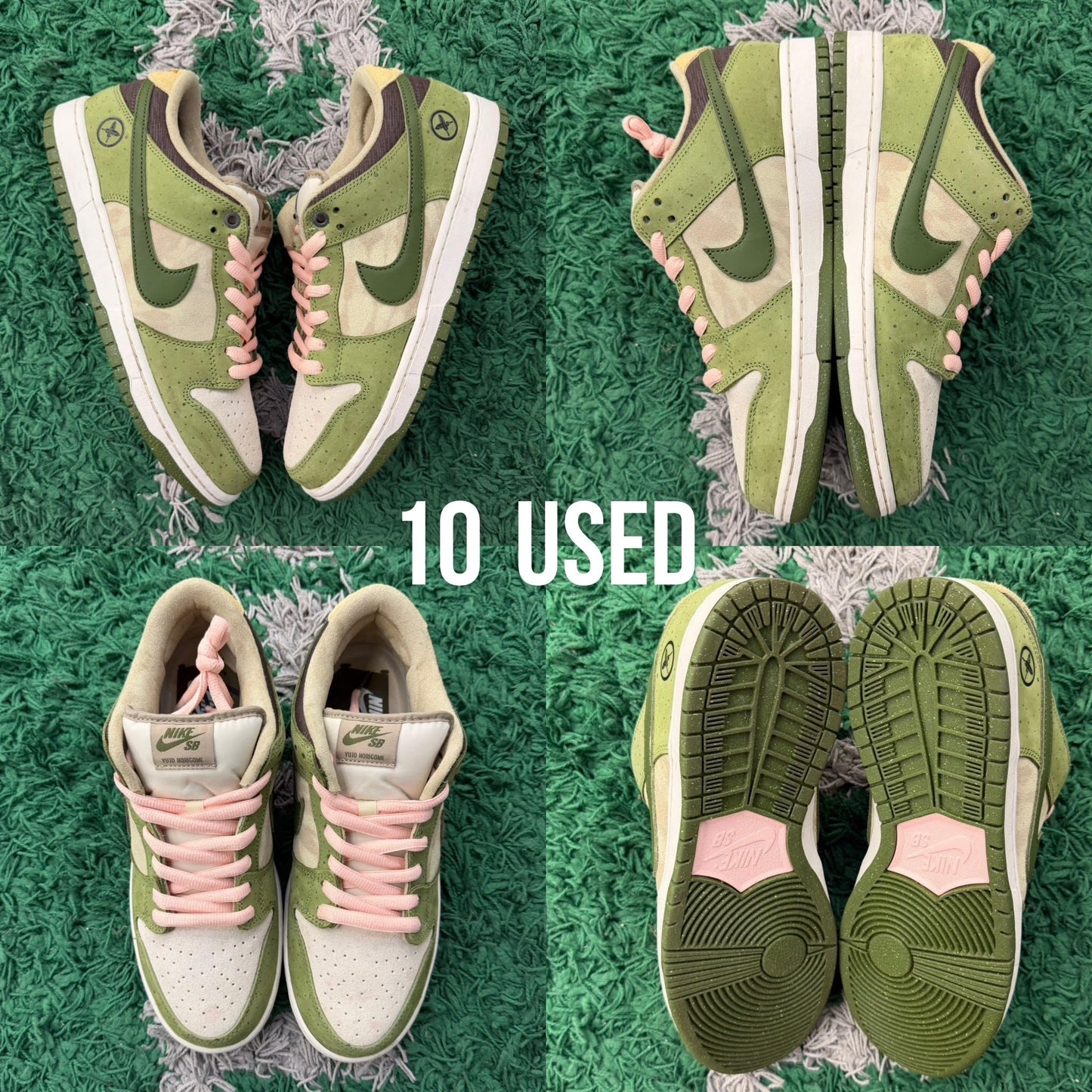 Nike SB Dunk Low "Yuto Horigome Matcha" USED