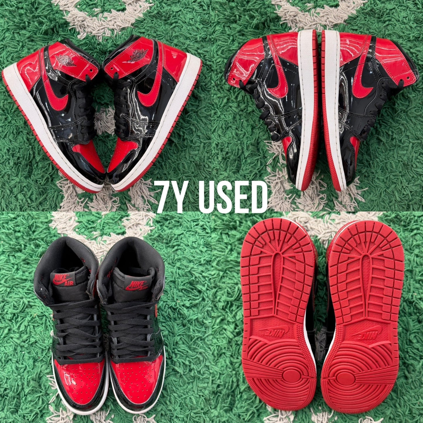 Air Jordan 1 Retro High OG "Bred Patent" USED