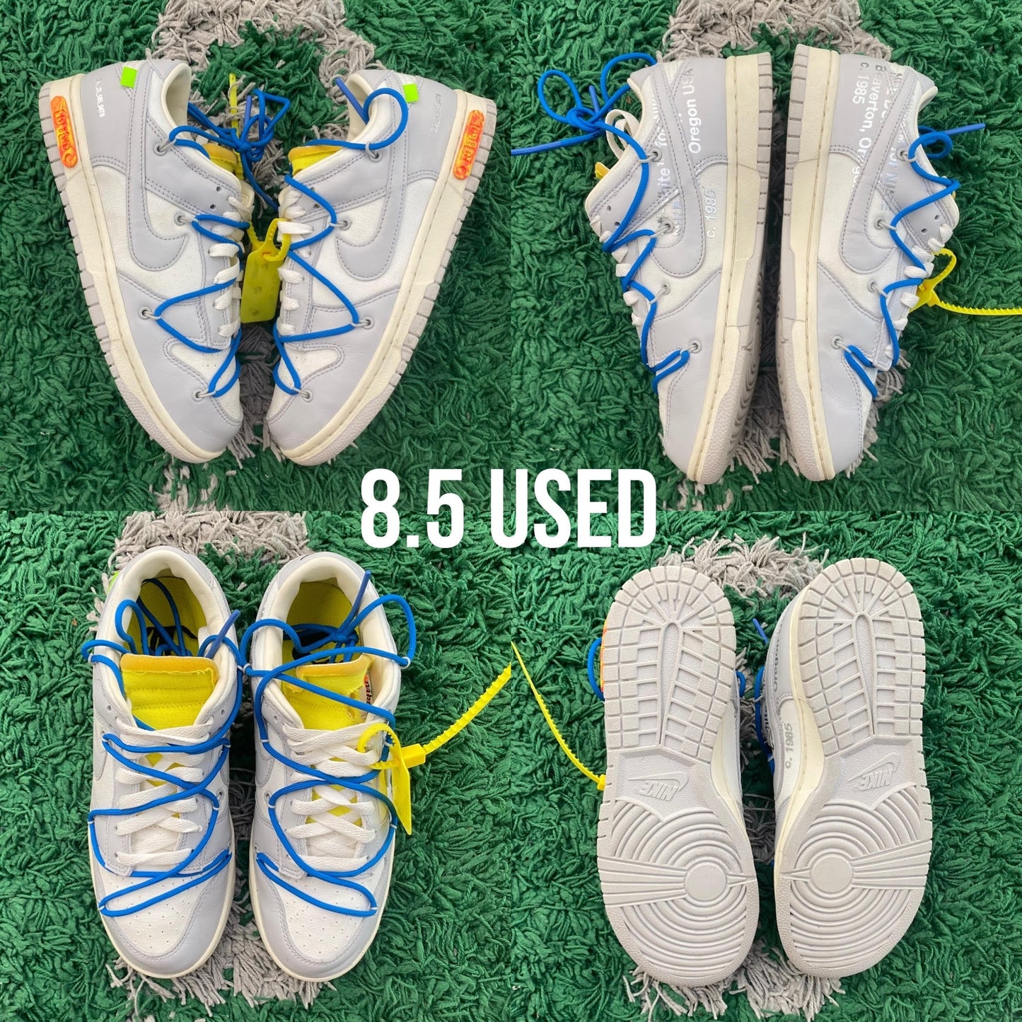 Nike Dunk Low Off White “Lot 10” USED