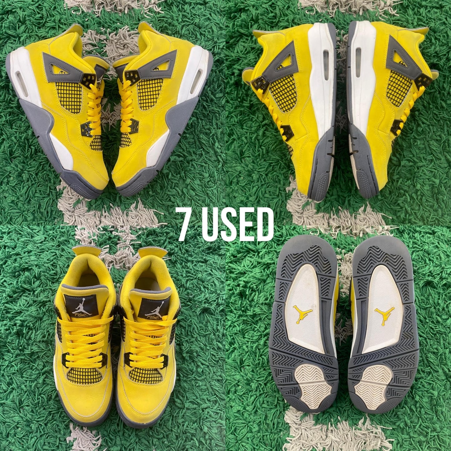 Air Jordan 4 Retro “Lightning 2021” USED