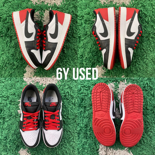 Air Jordan 1 Low OG "Black Toe" USED