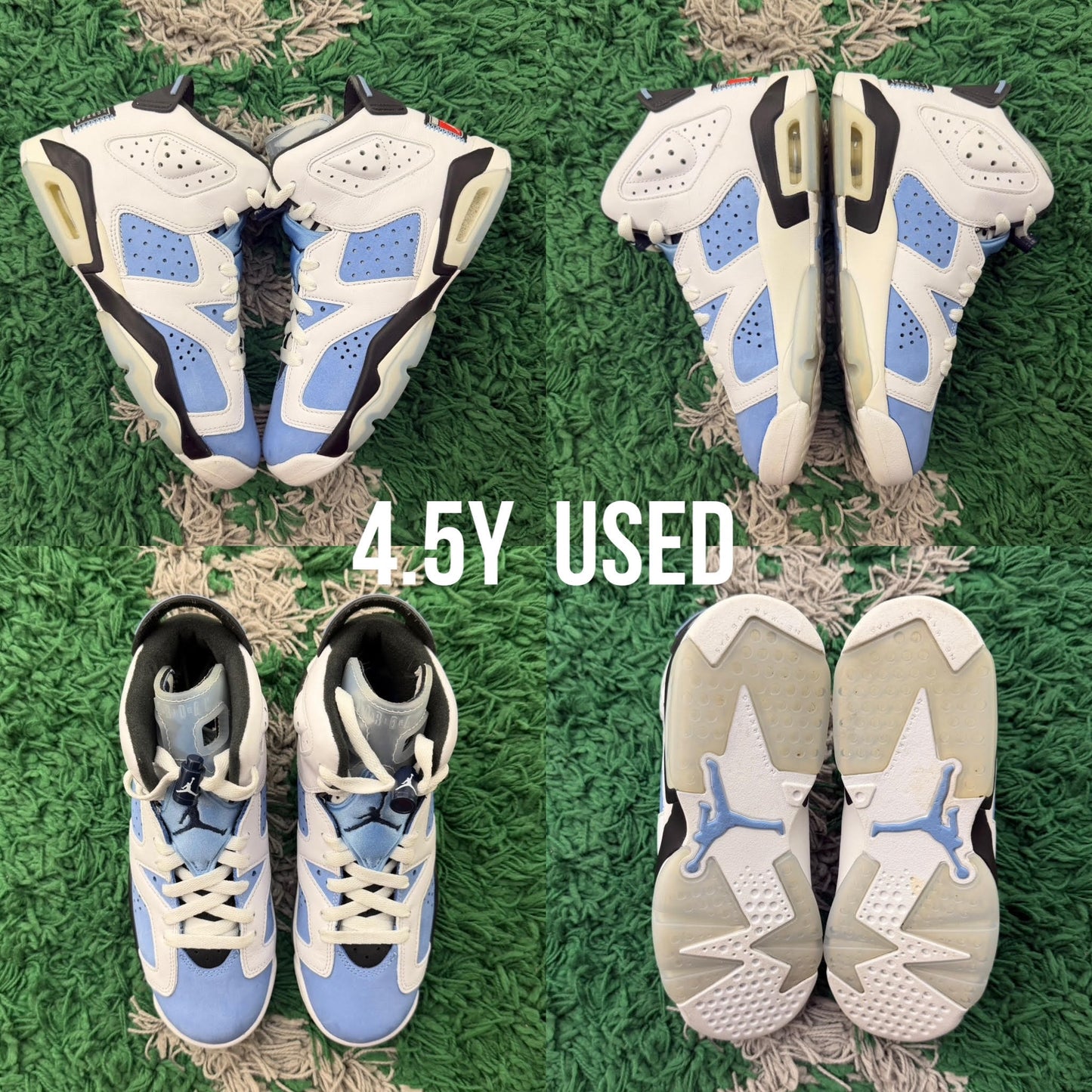 Air Jordan 6 Retro "UNC White" USED