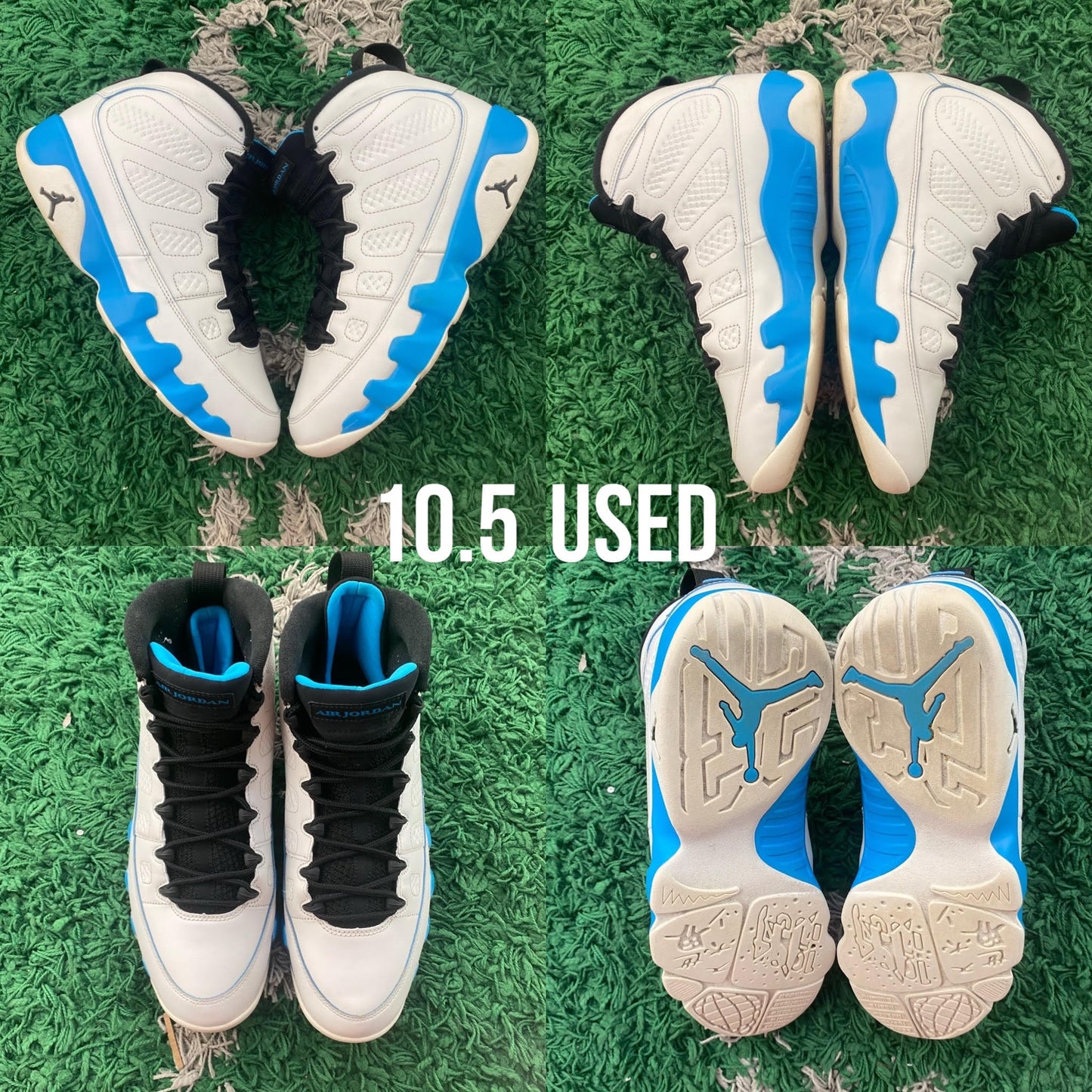 Air Jordan 9 Retro "Powder Blue 2024" USED