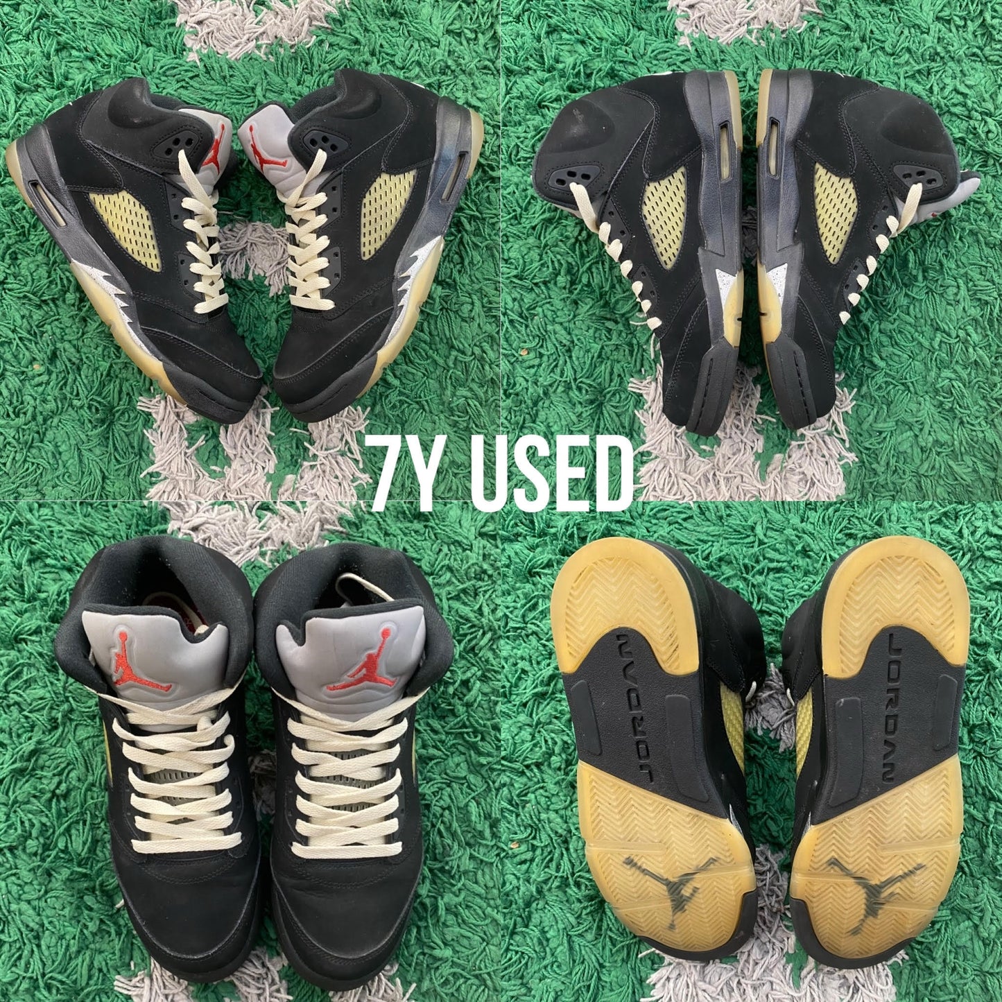 Air Jordan 5 OG Nike Air "Black Metallic 2016" USED