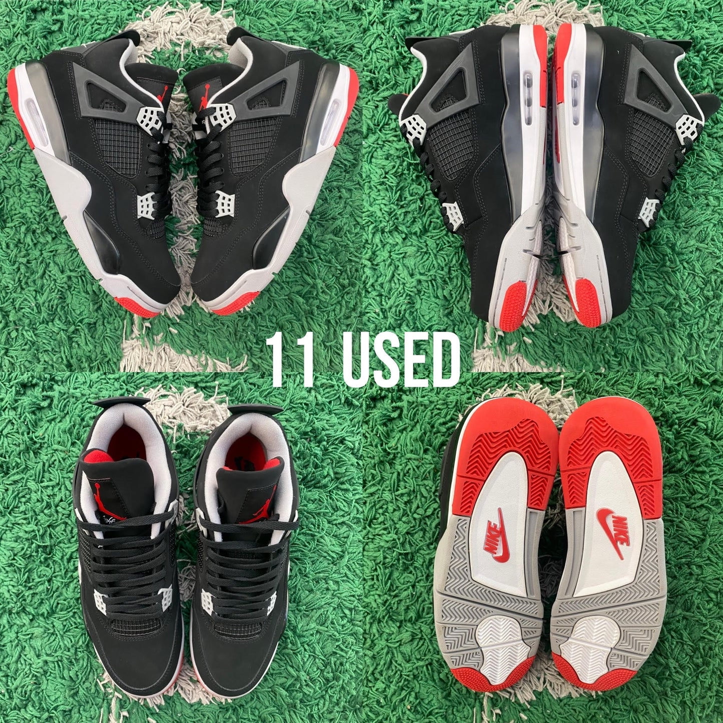 Air Jordan 4 Nike Air “Bred 2019” USED