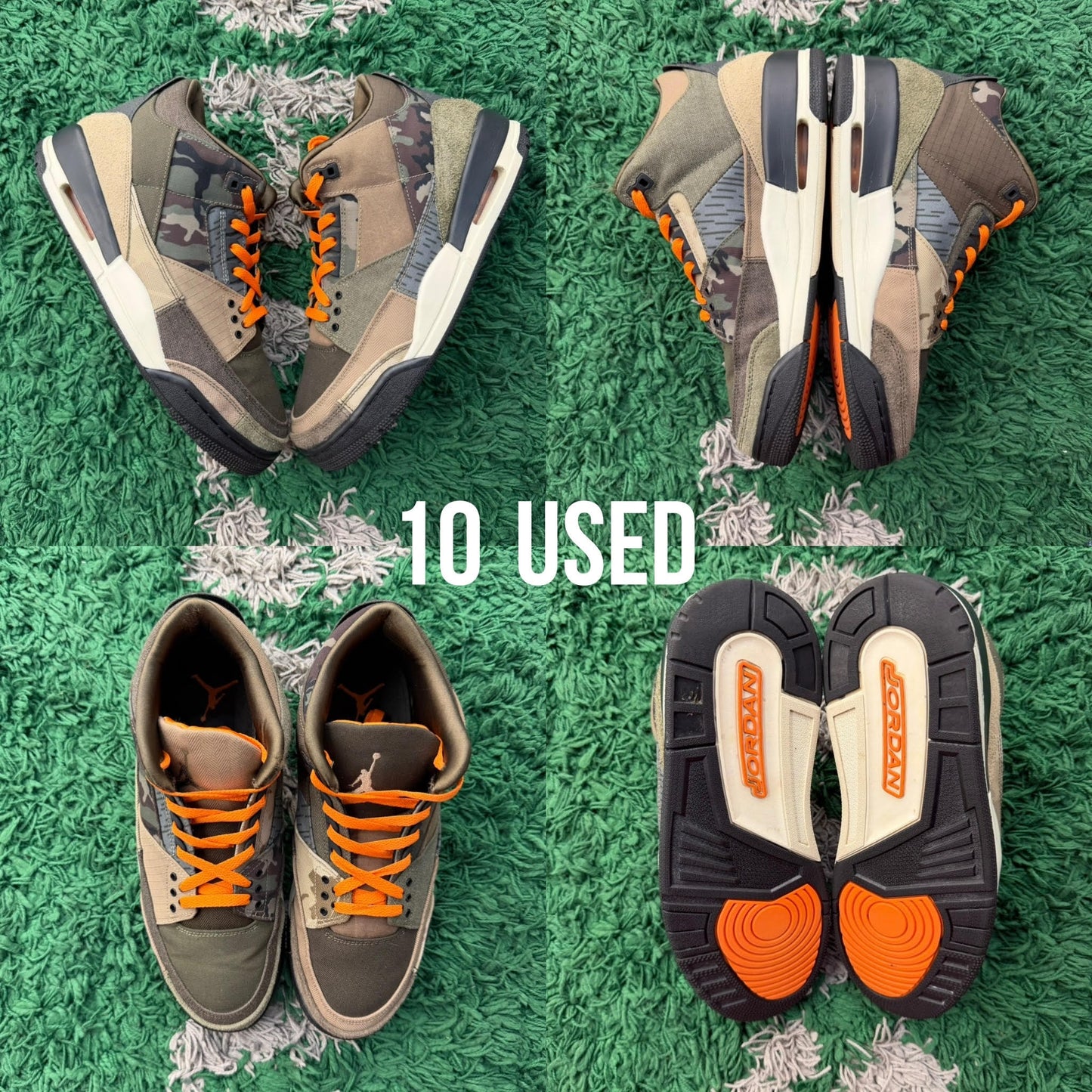 Air Jordan 3 Retro "Patchwork Camo" USED