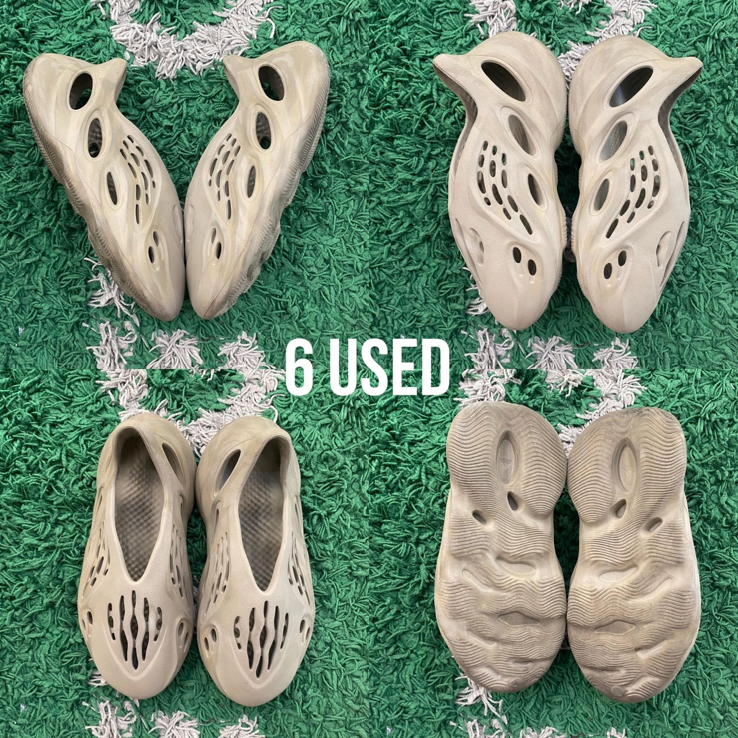 Adidas Yeezy Foam Runner "Stone Sage" USED