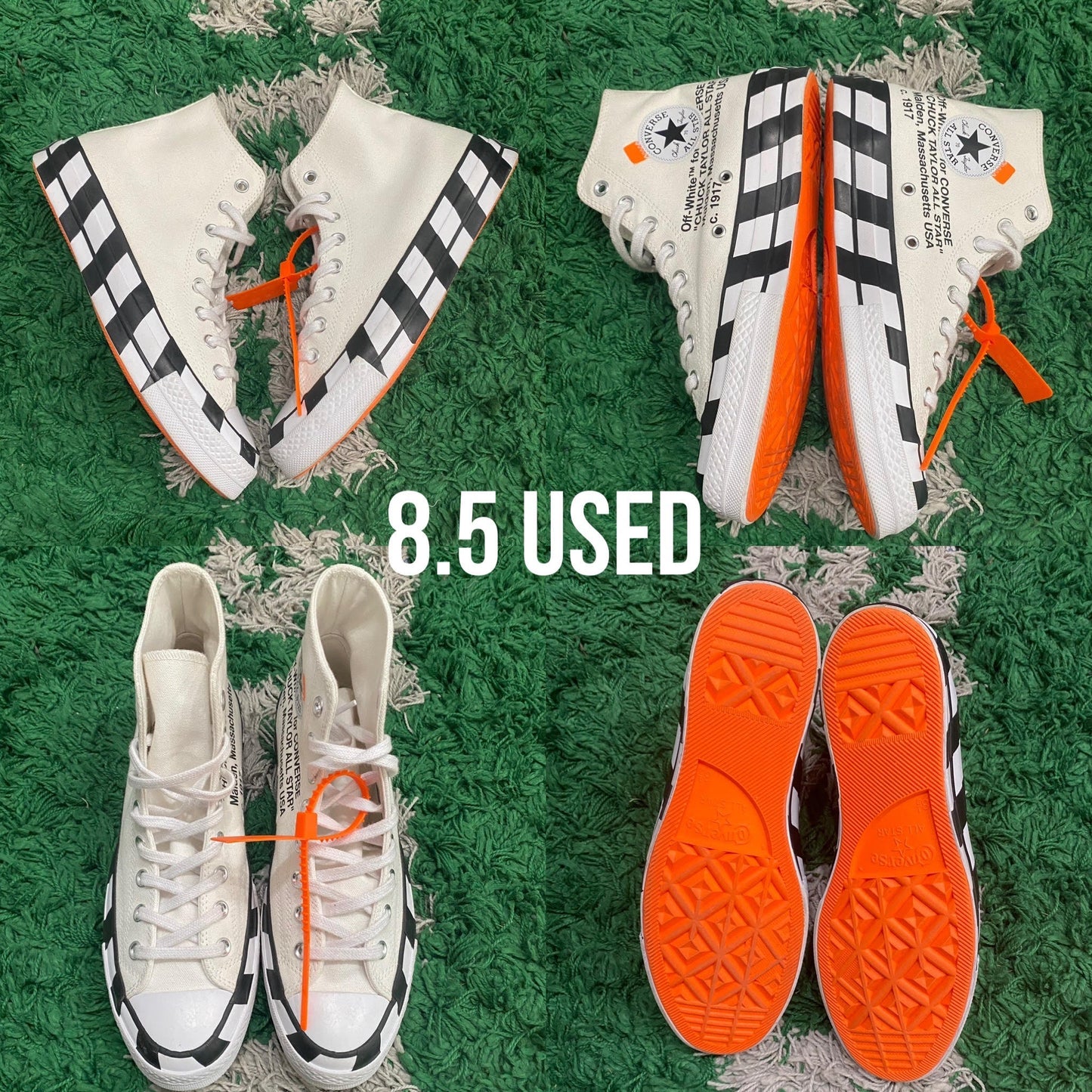 Converse Chuck Taylor All Star x Off White "White" USED