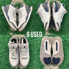 Air Jordan 3 Retro "Midnight Navy" USED