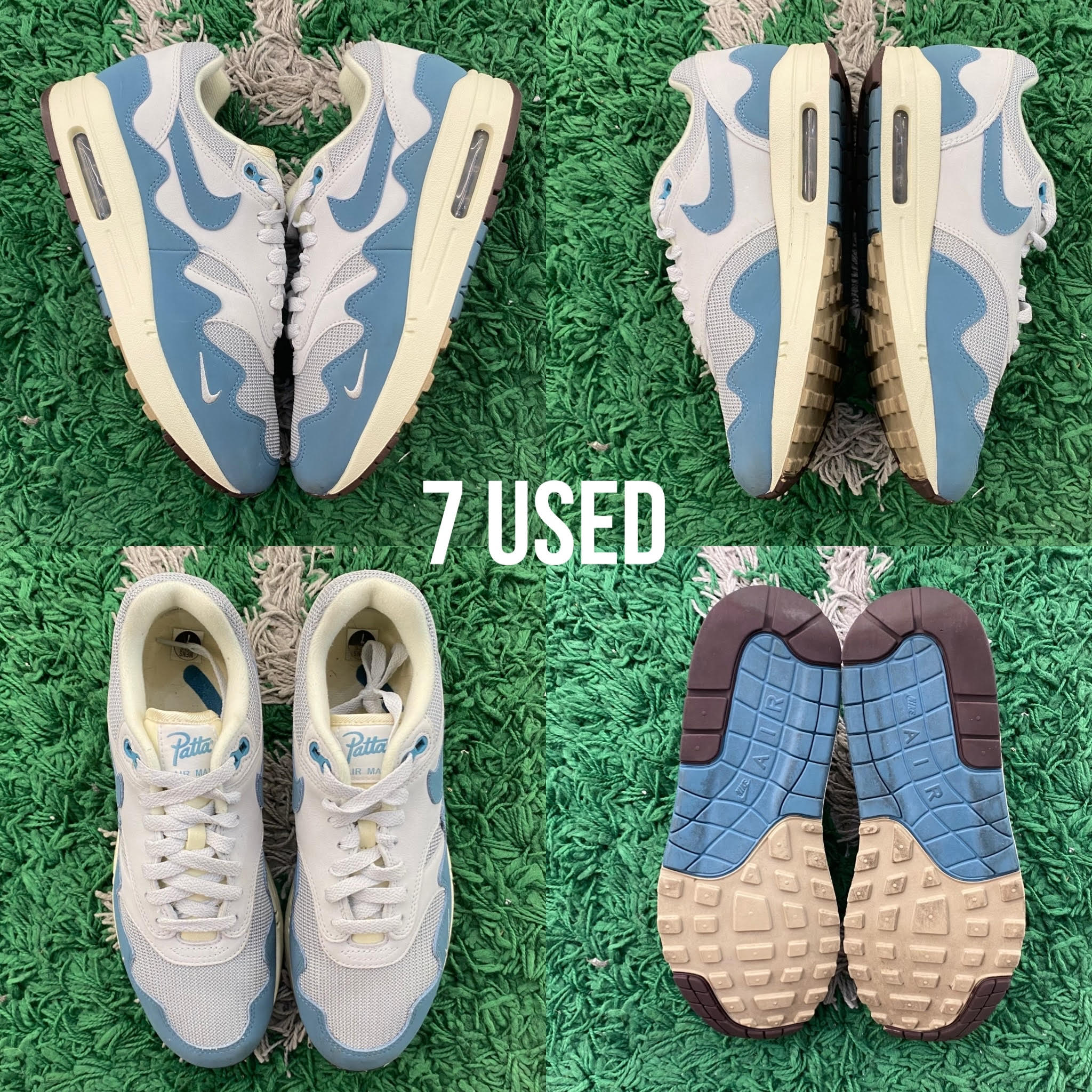 Nike Air Max 1 x Patta “Waves Noise Aqua” USED