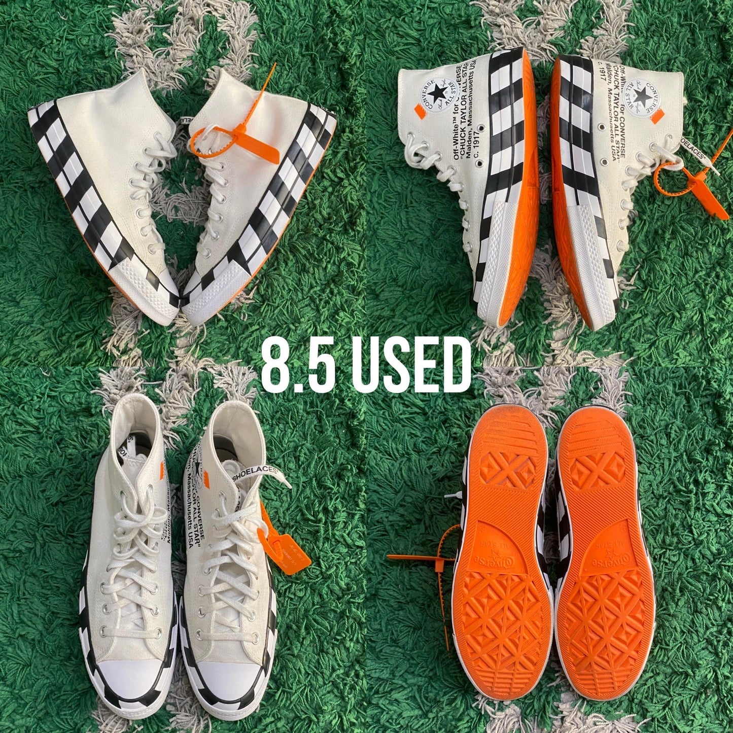 Converse Chuck Taylor All Star x Off White "White" USED