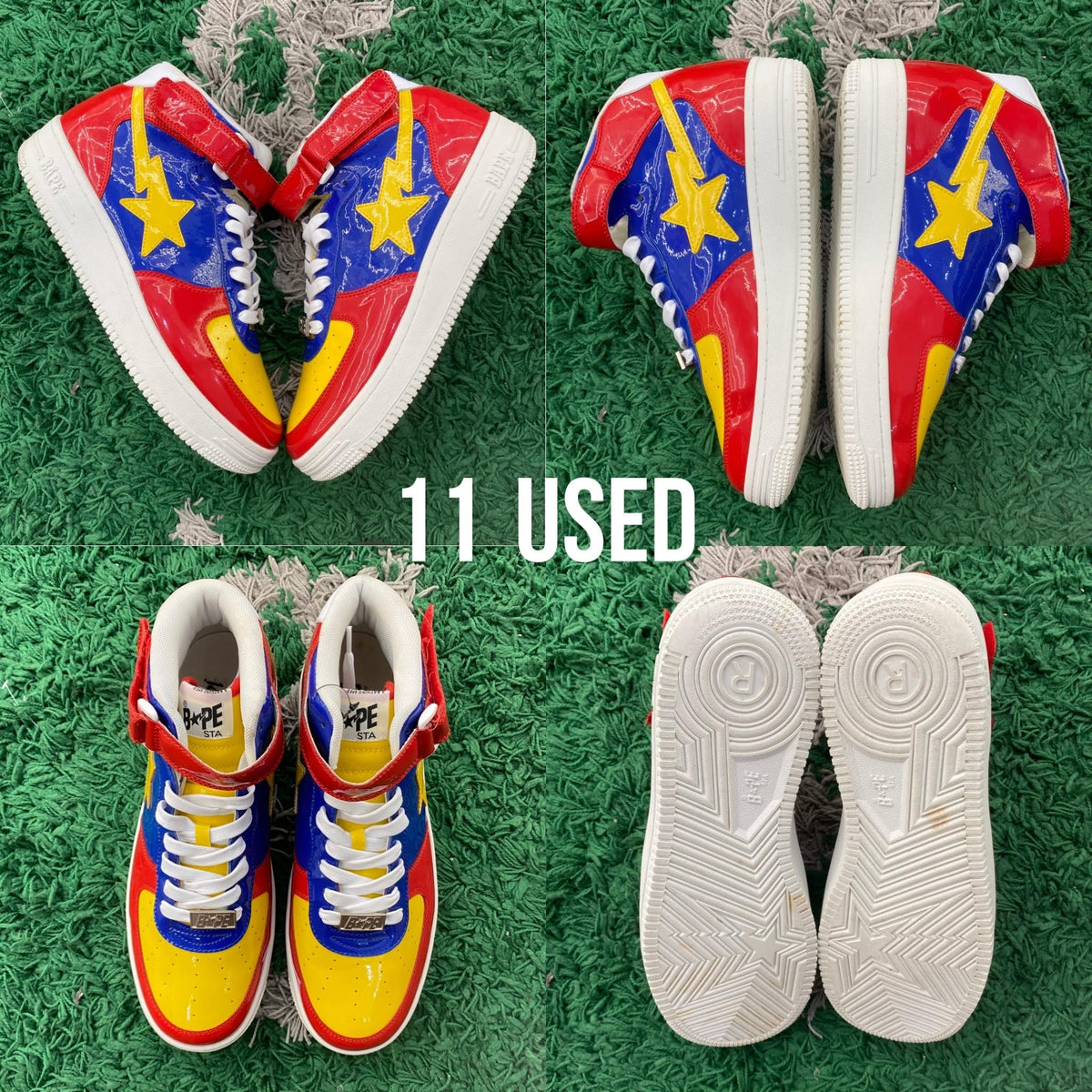 A Bathing Ape Bape Sta Mid "Superman 2020" USED