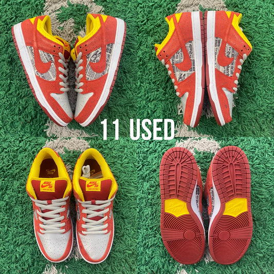 Nike SB Dunk Low x Rukus Crawfish "Louisiana" USED