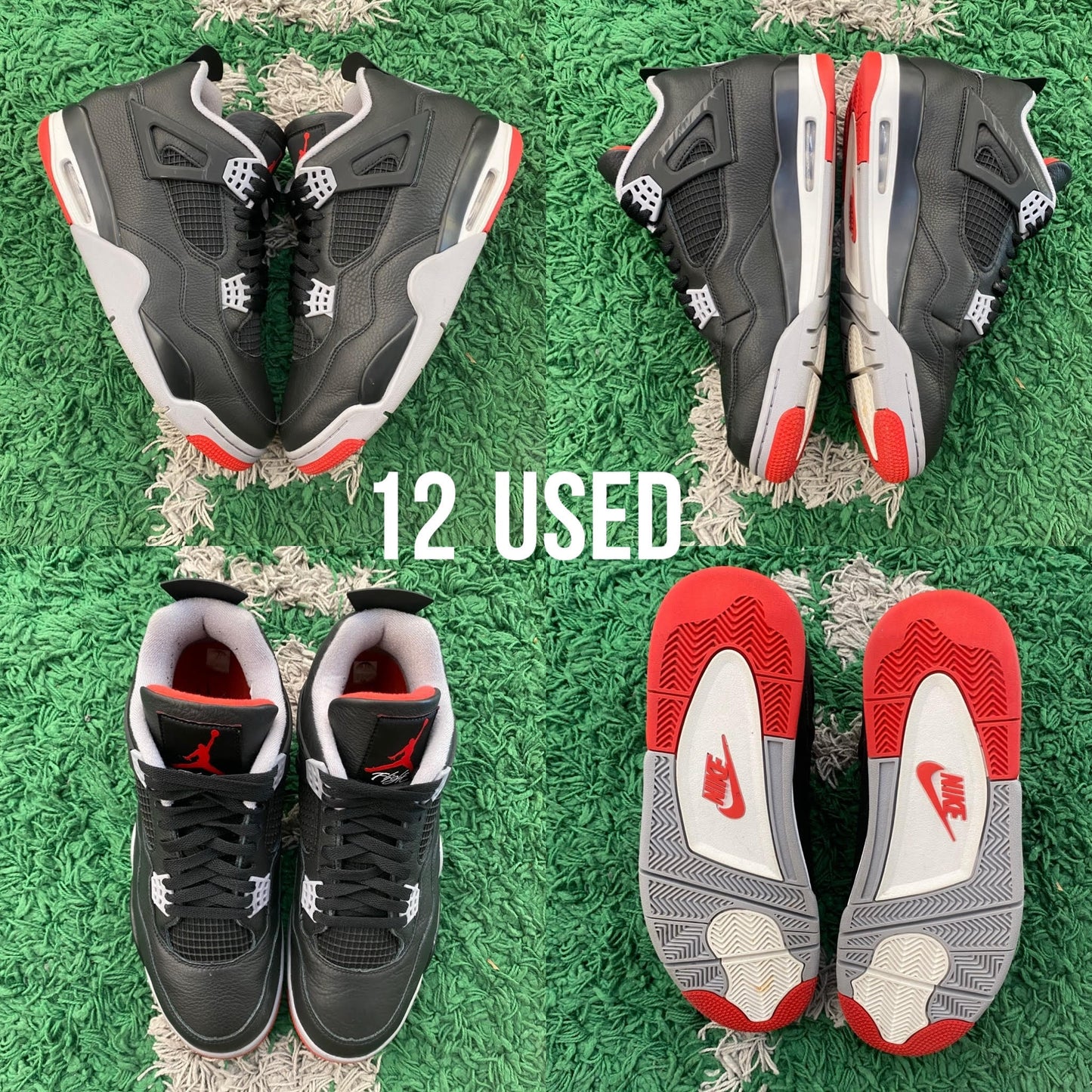 Air Jordan 4 Retro "Bred Reimagined" USED