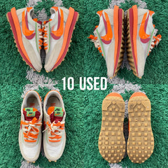 Nike LD Waffle Sacai CLOT "Net Orange Blaze" USED
