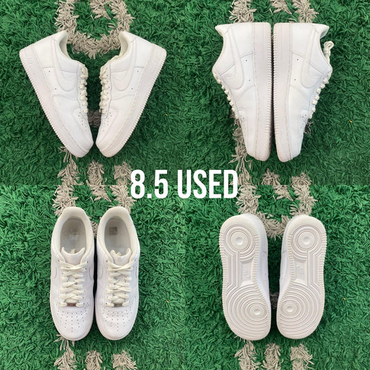 Nike Air Force 1 Low “White on White” USED