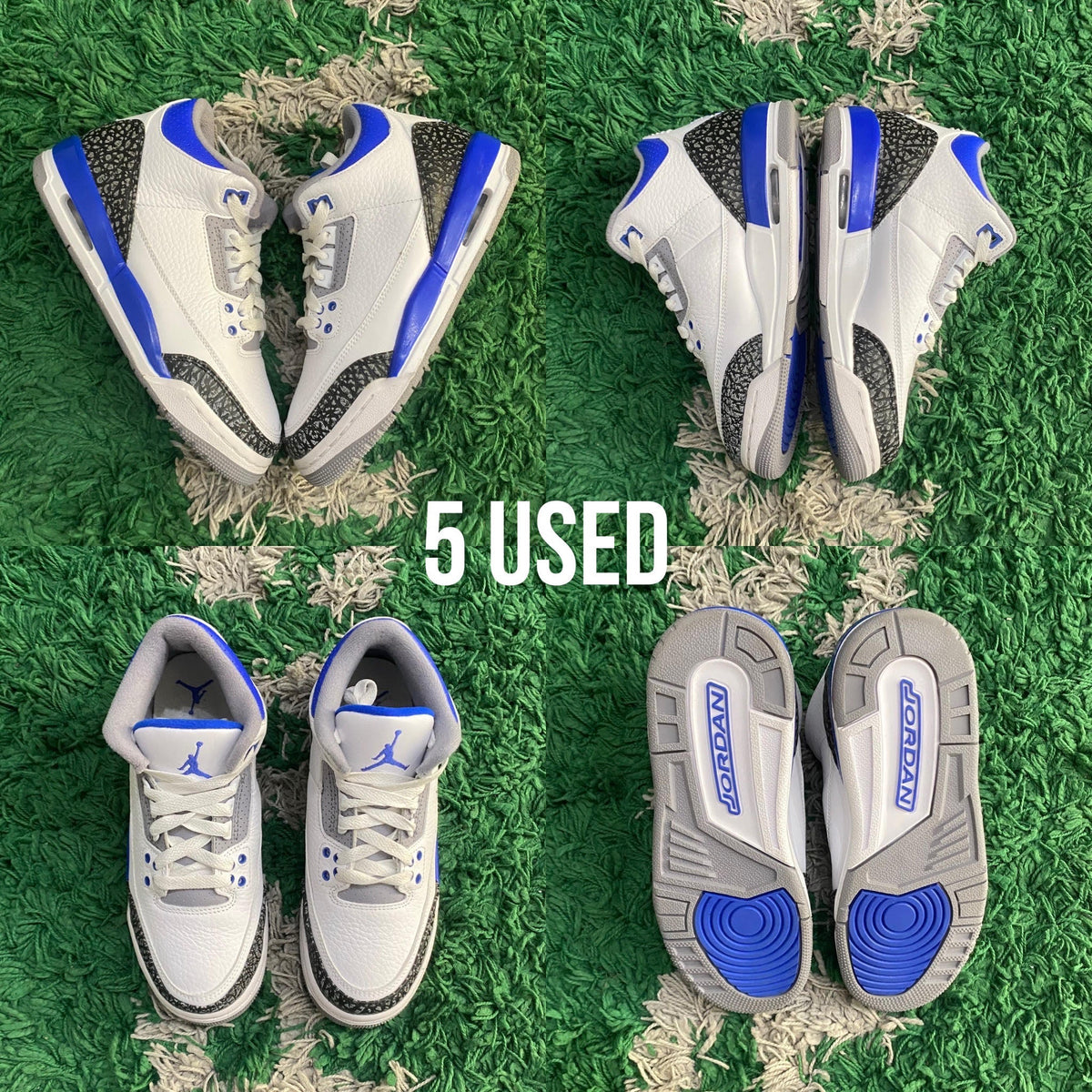 Air Jordan 3 Retro “Racer Blue” USED