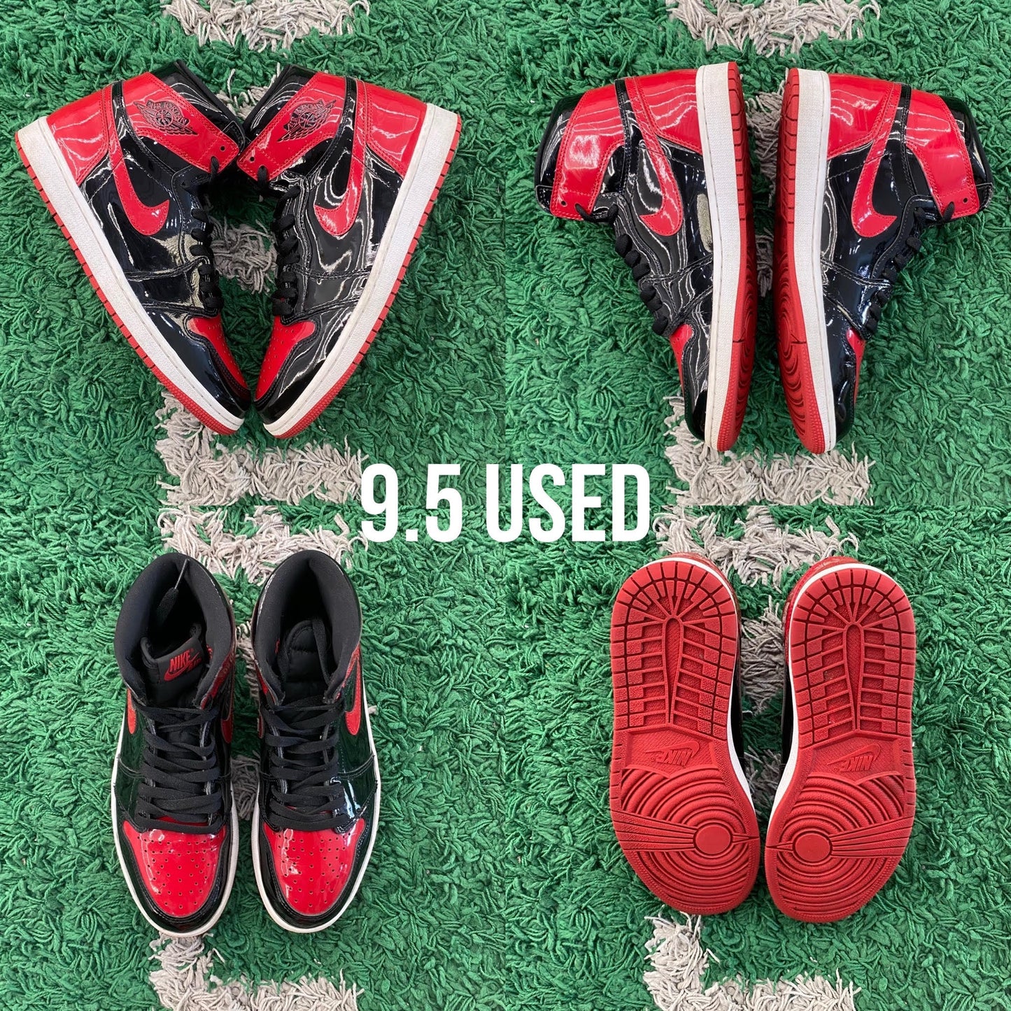 Air Jordan 1 Retro High OG "Bred Patent" USED