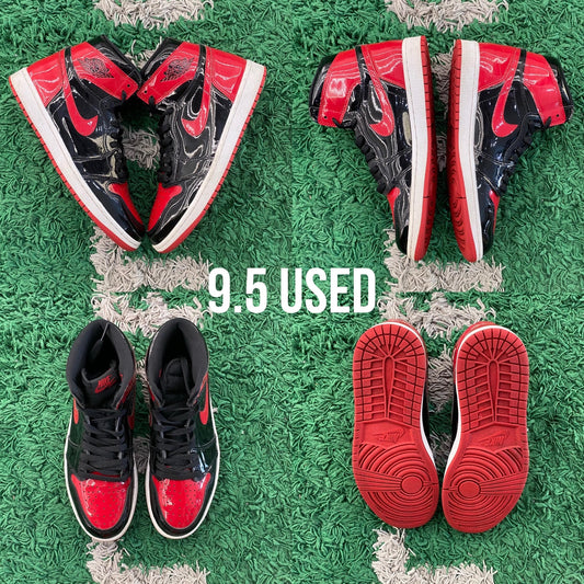 Air Jordan 1 Retro High OG "Bred Patent" USED