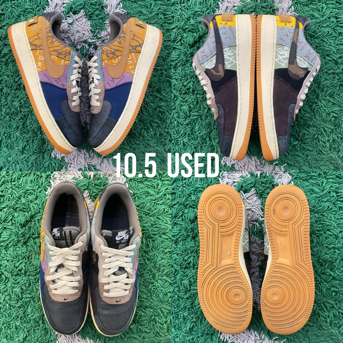 Nike Air Force 1 Low x Travis Scott "Cactus Jack" USED
