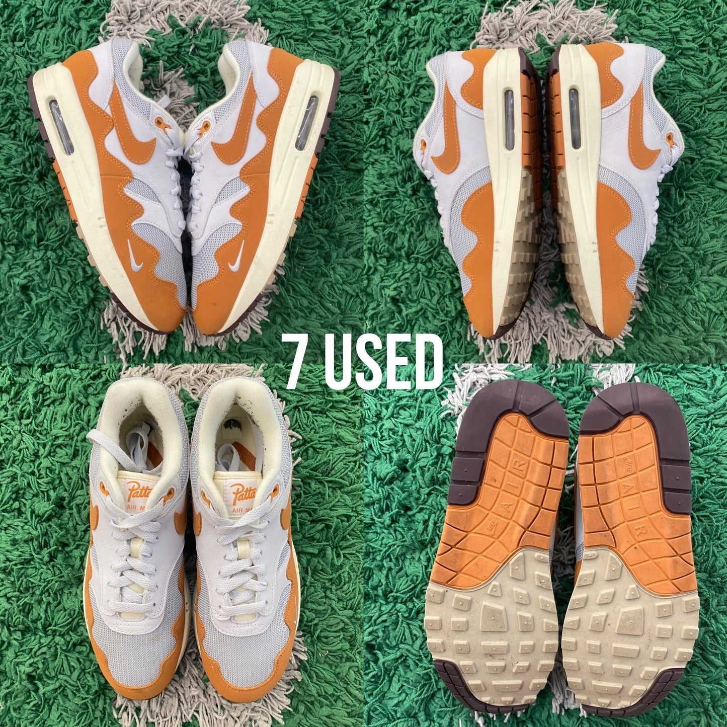 Nike Air Max 1 x Patta “Waves Monarch” USED