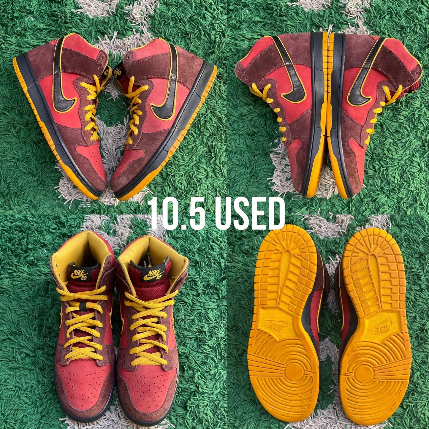 Nike SB Dunk High "Iron Man 2010" USED