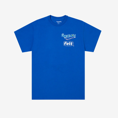 Felt x Doraemon "Work Logo" Blue Tee