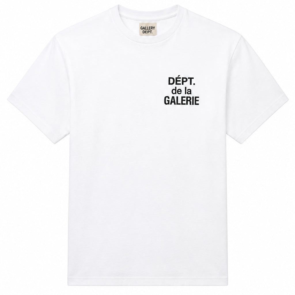 Gallery Dept. 'French' White/Black Tee