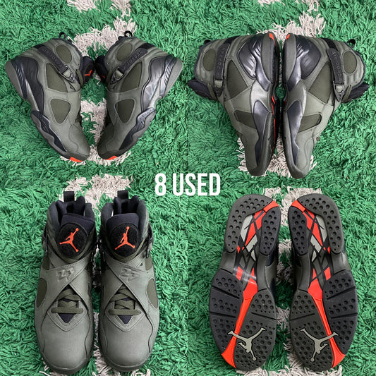 Air Jordan 8 Retro x Undefeated "Sequoia" USED