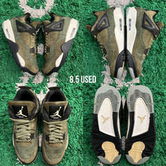 Air Jordan 4 Retro "Craft Olive" USED