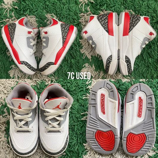 Air Jordan 3 Retro Nike Air “Fire Red 2022” USED