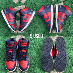 Nike SB Dunk High x Supreme “Navy/Red By Any Means”